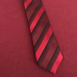 Black and Red Tie